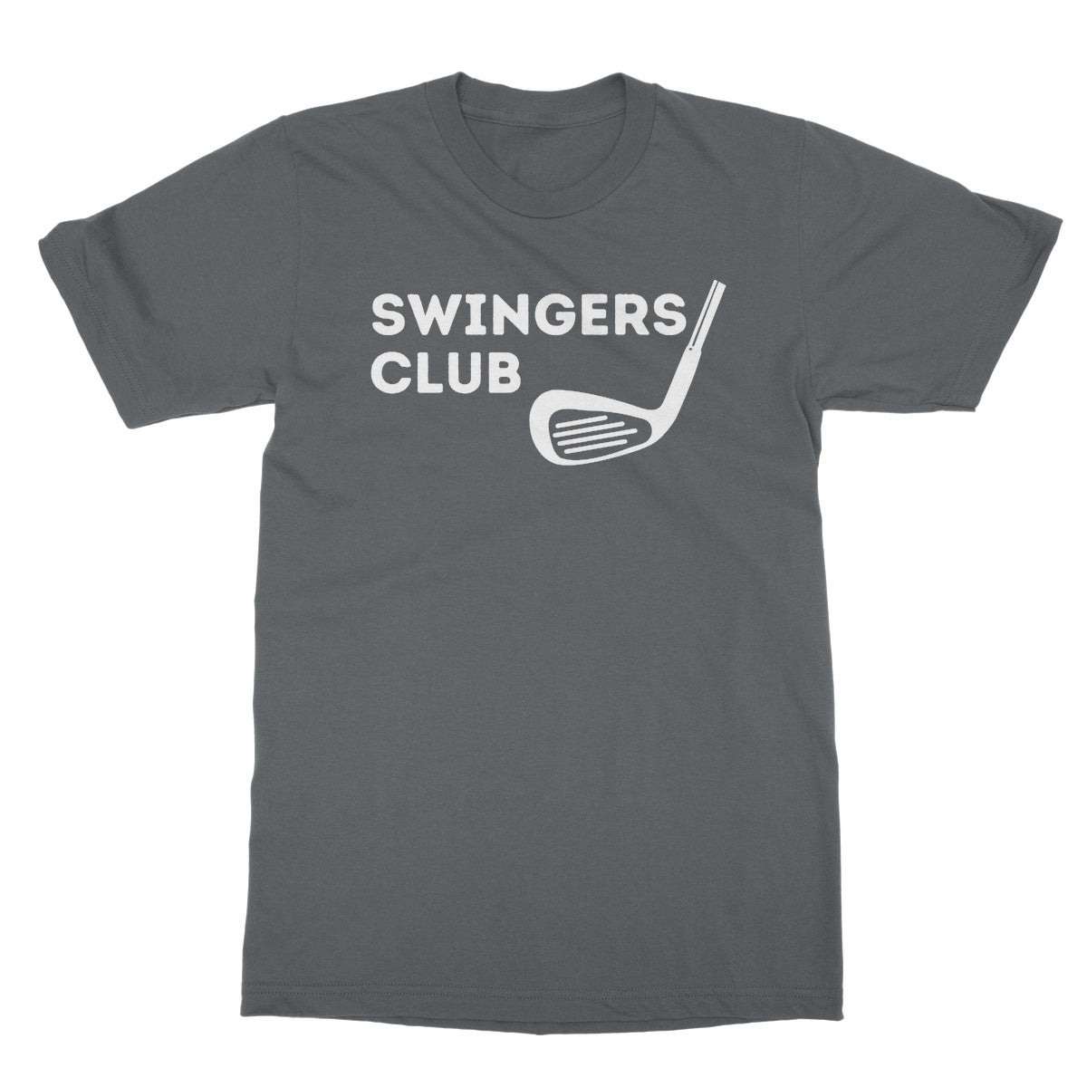 swingers club t shirt grey