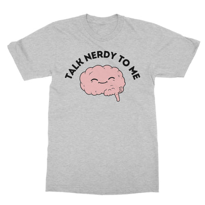Talk Nerdy To Me T-Shirt - Sport Grey - Funny T-Shirt