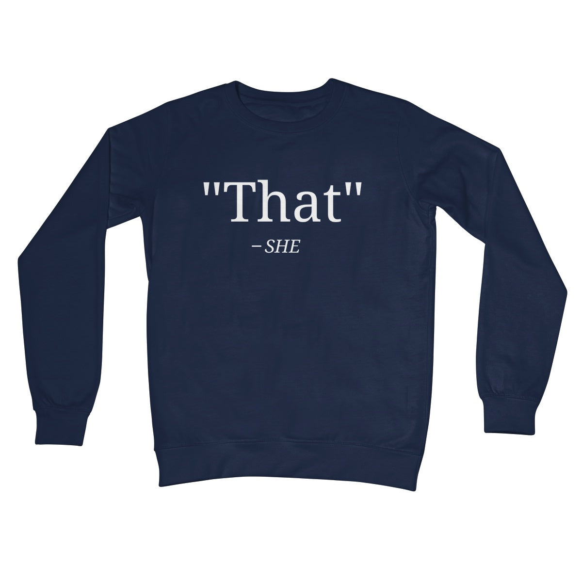 that's what she said jumper navy