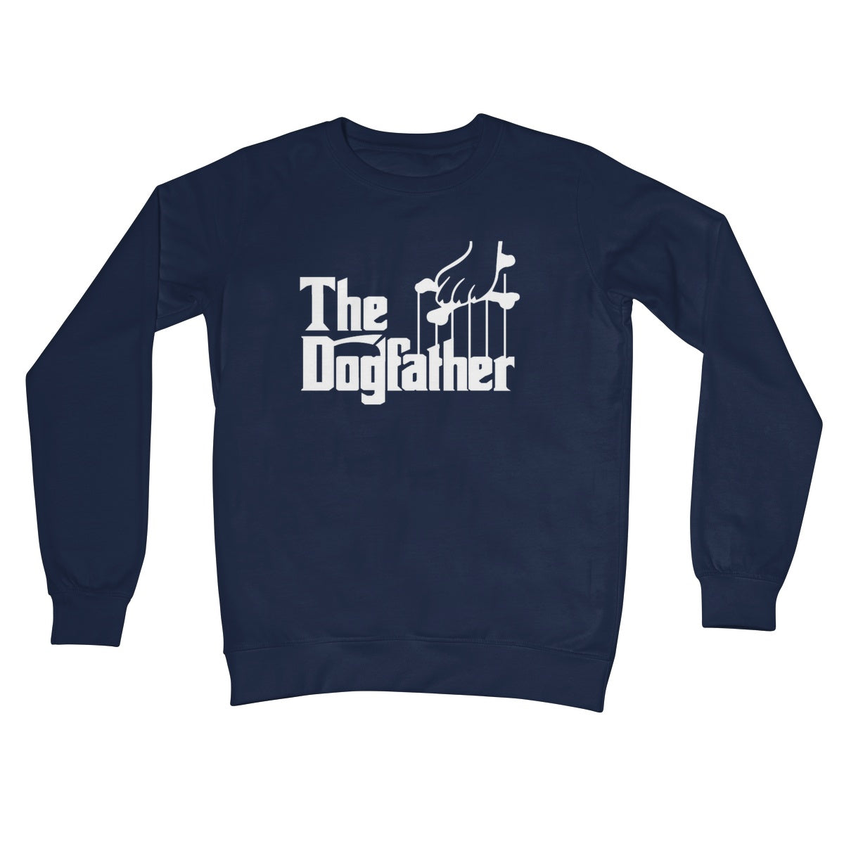 the dogfather jumper navy