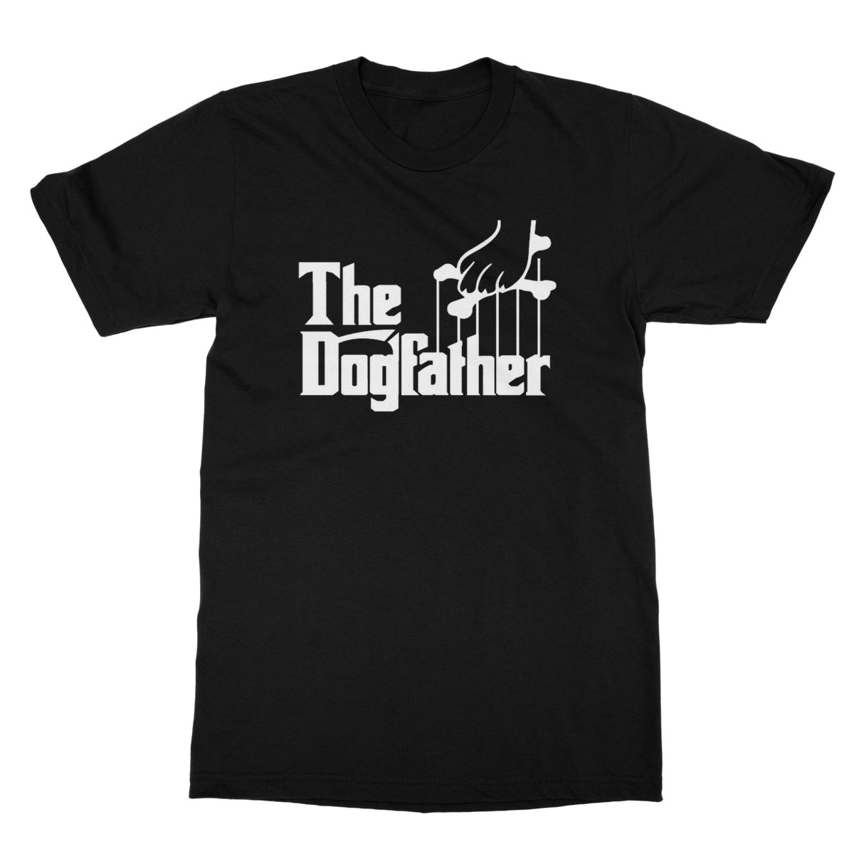 the dogfather t shirt black
