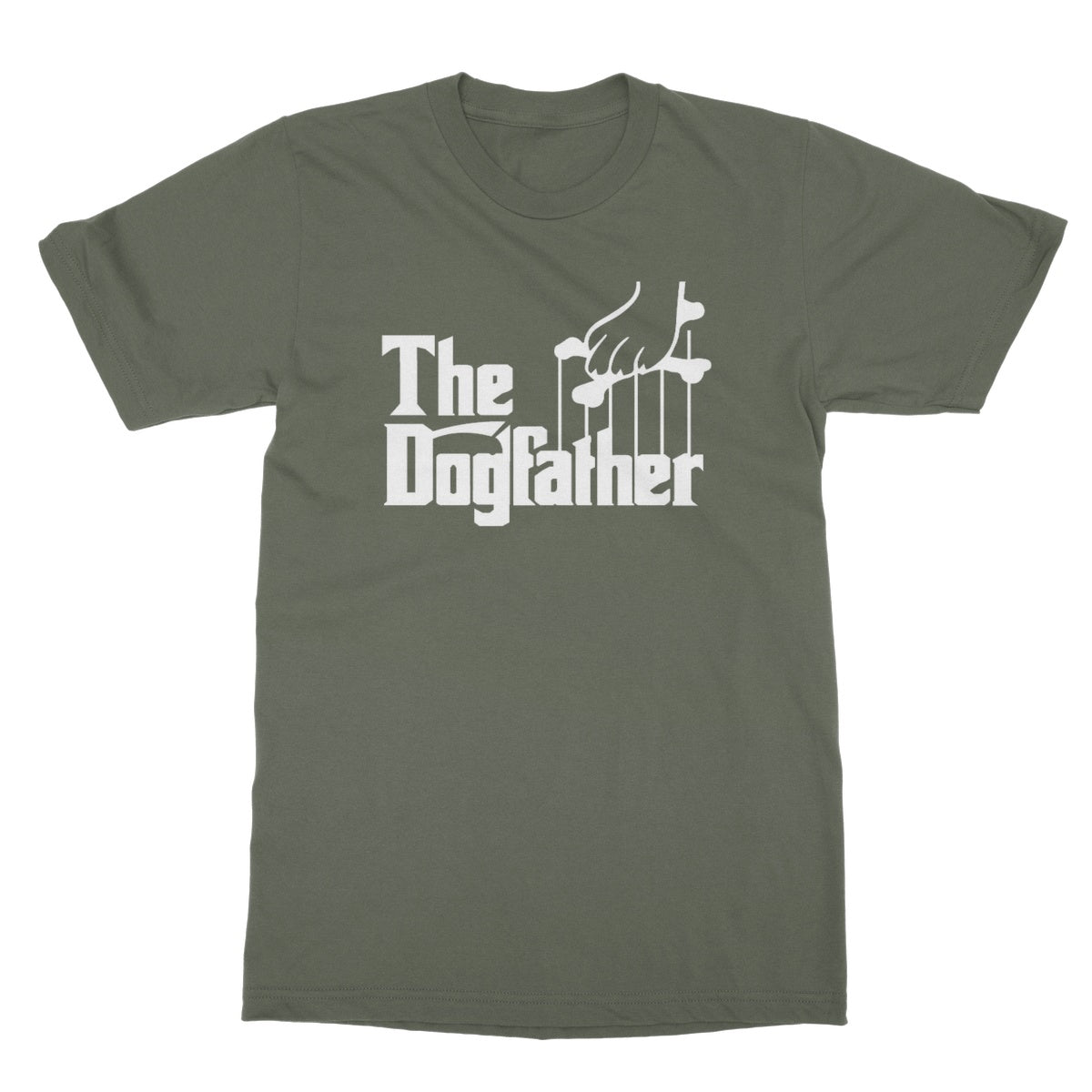 the dogfather t shirt green