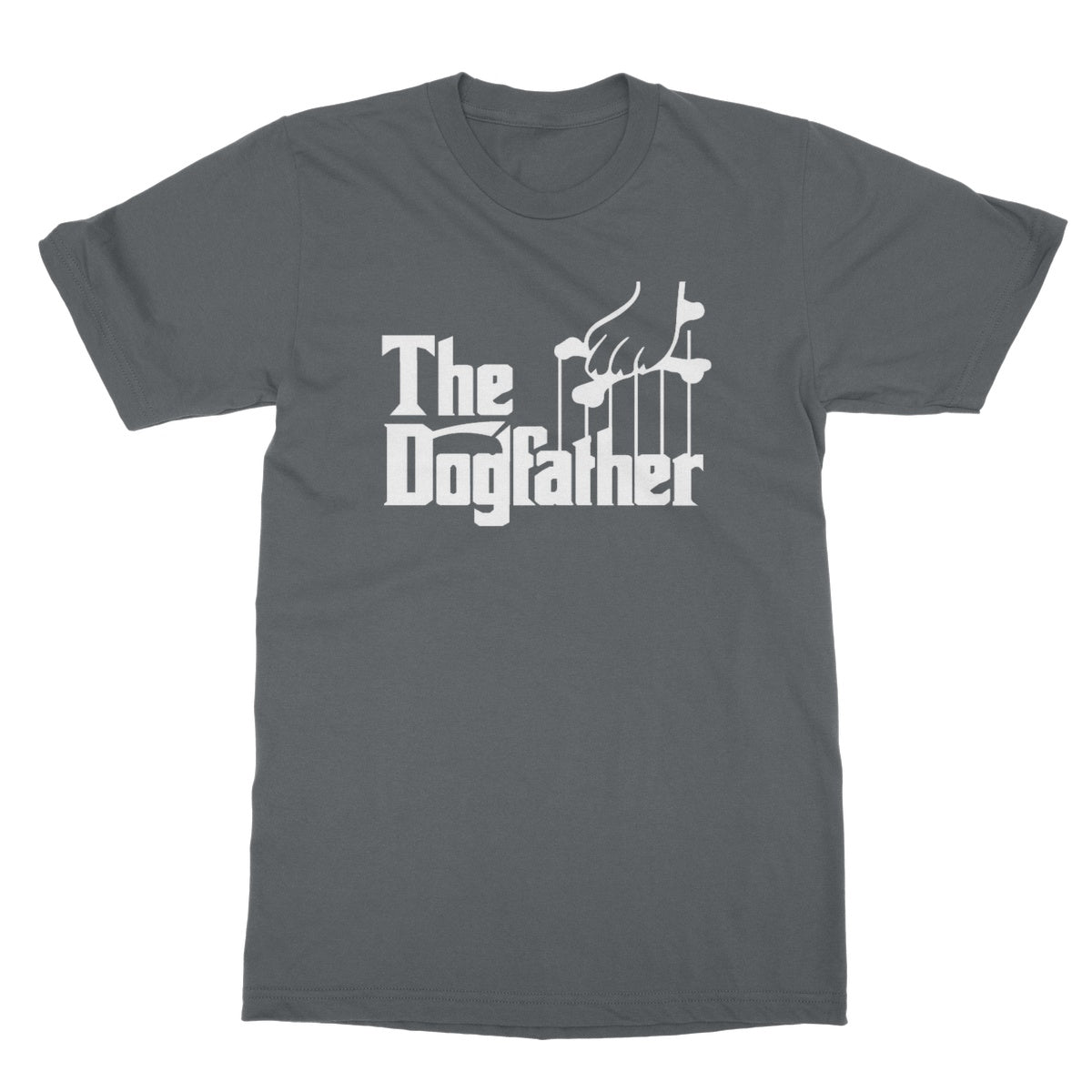 the dogfather t shirt grey