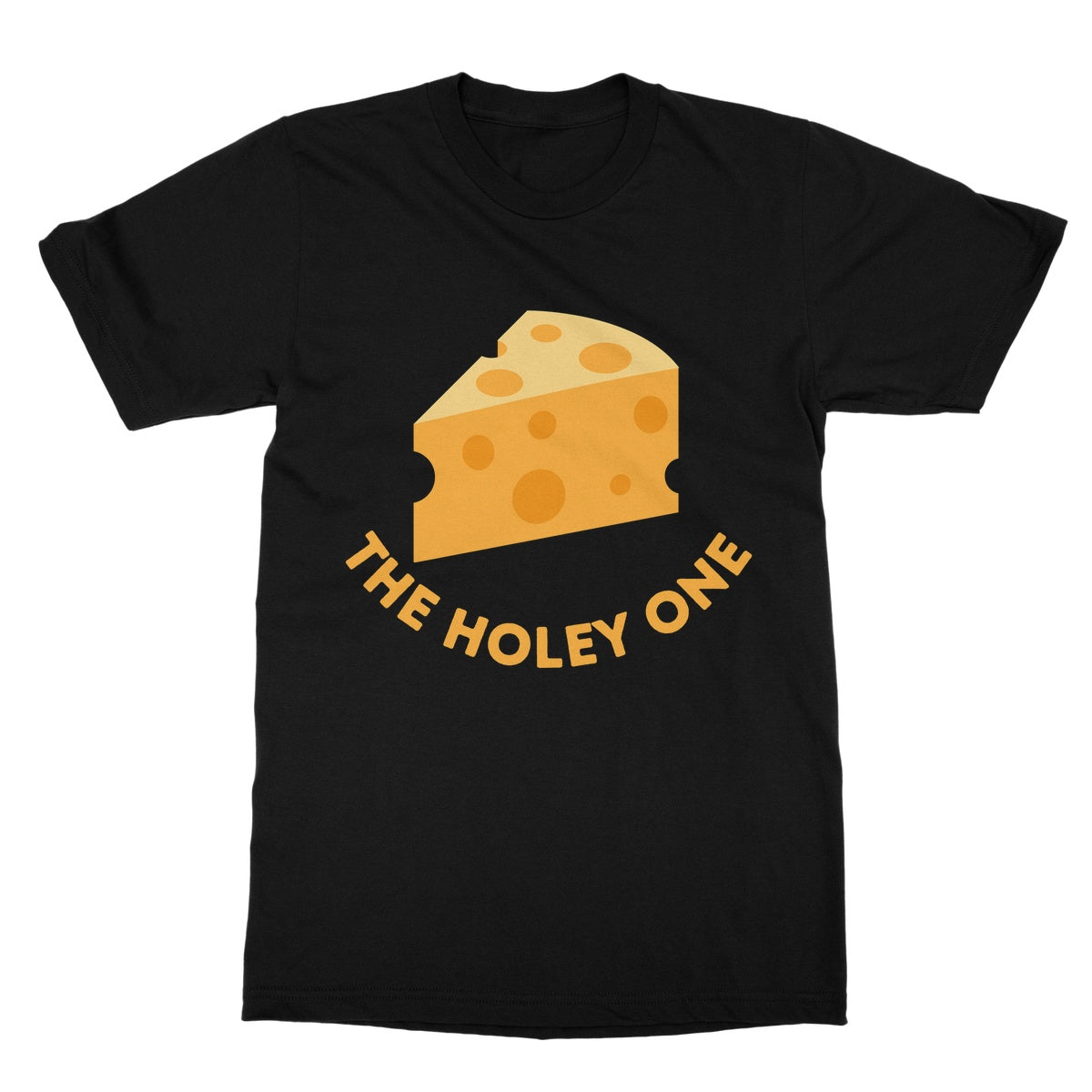 the holey cheese t shirt black