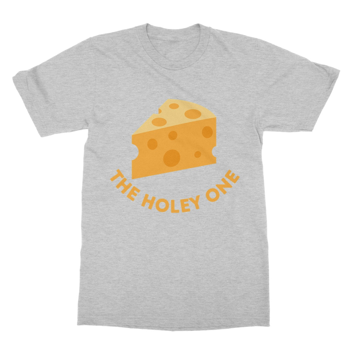 the holey cheese t shirt grey