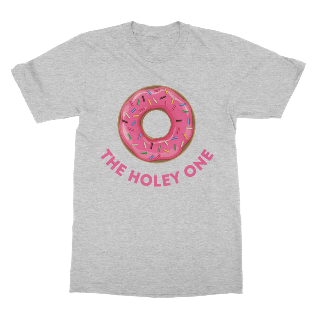 the holey doughnut t shirt grey