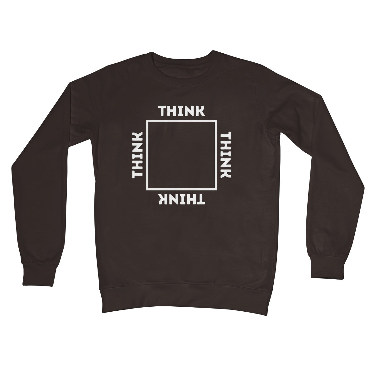 think outside the box jumper brown