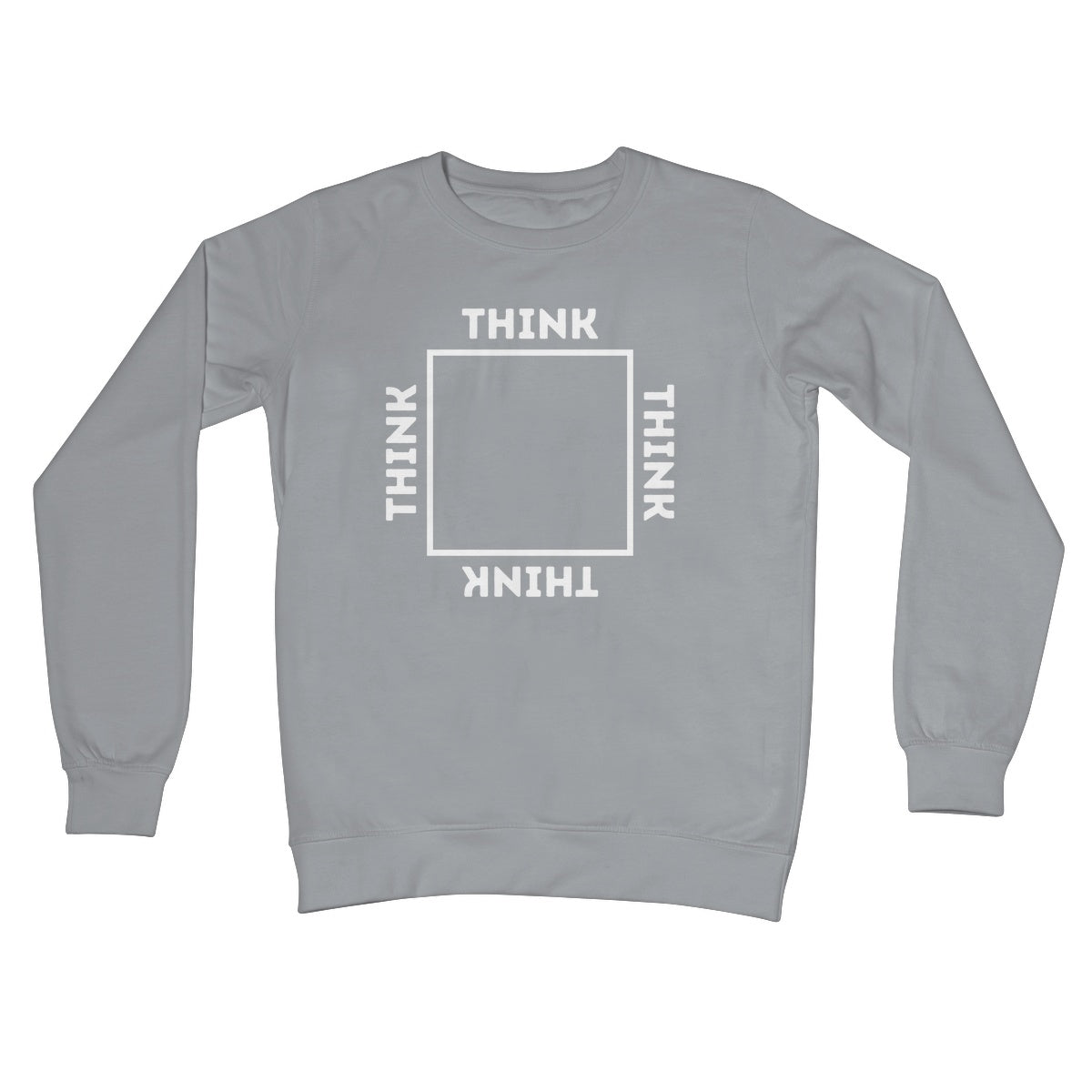 think outside the box jumper grey