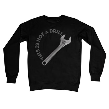 this is not a drill jumper black