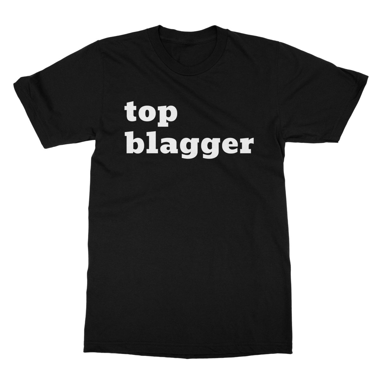 top blagger t shirt black