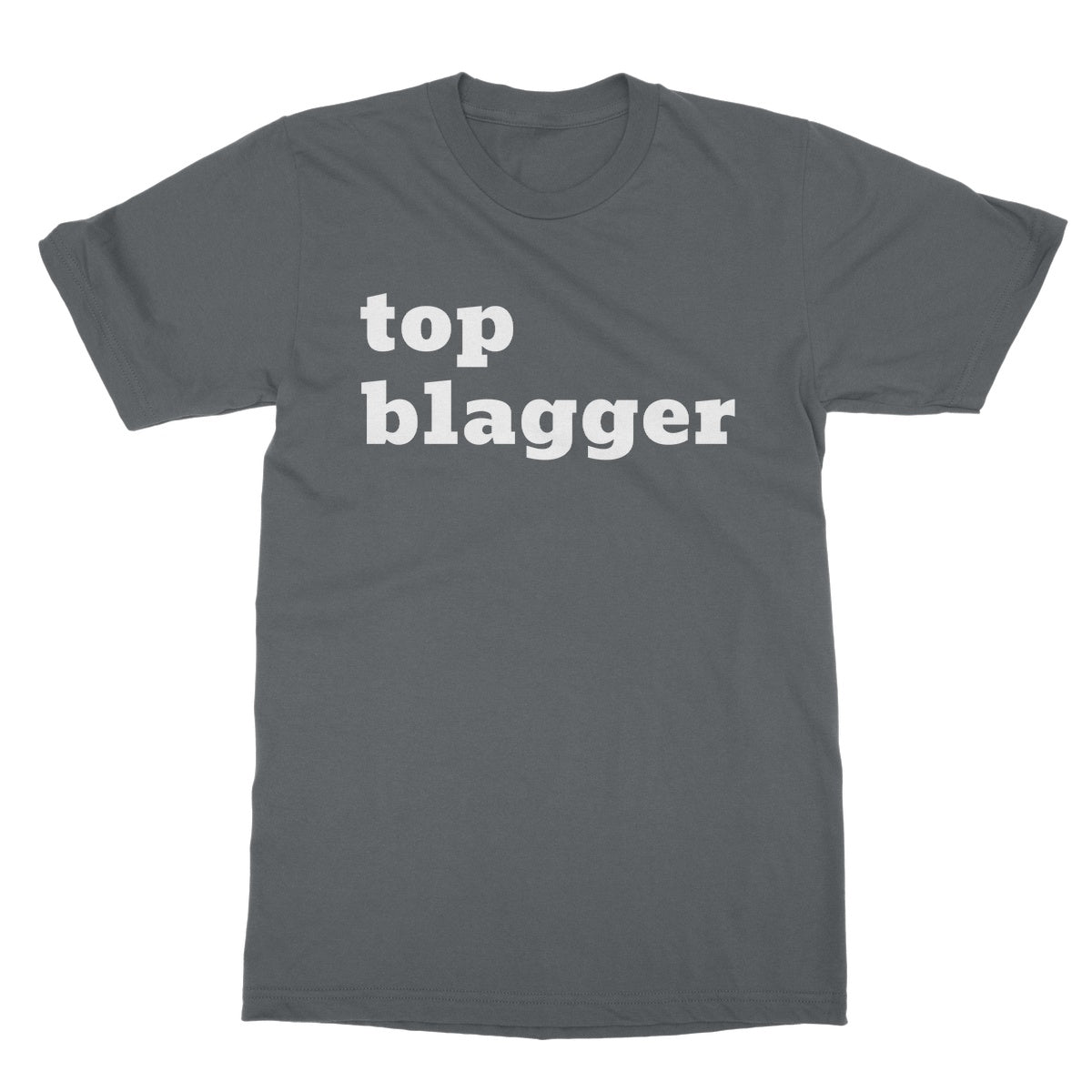 top blagger t shirt grey