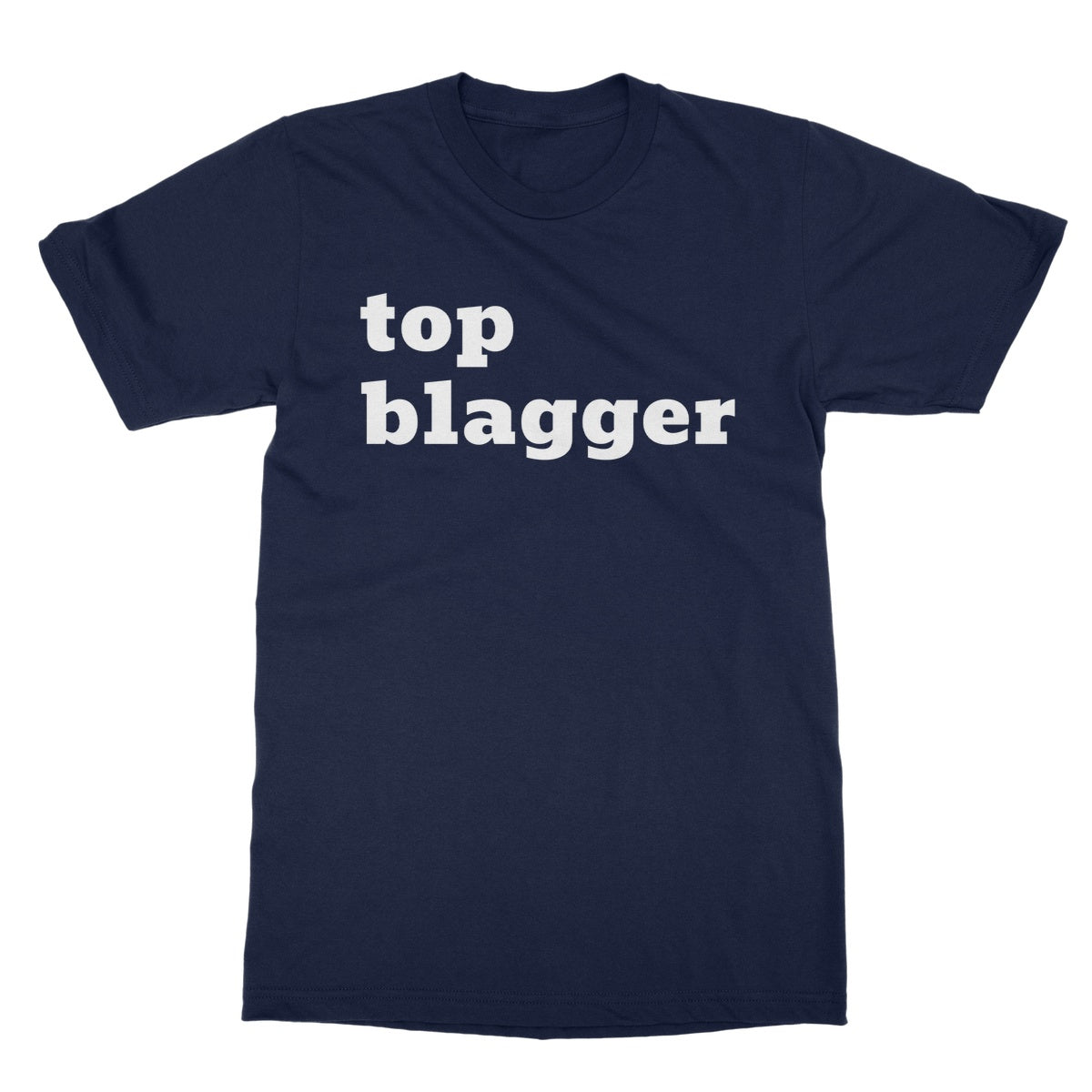 top blagger t shirt navy