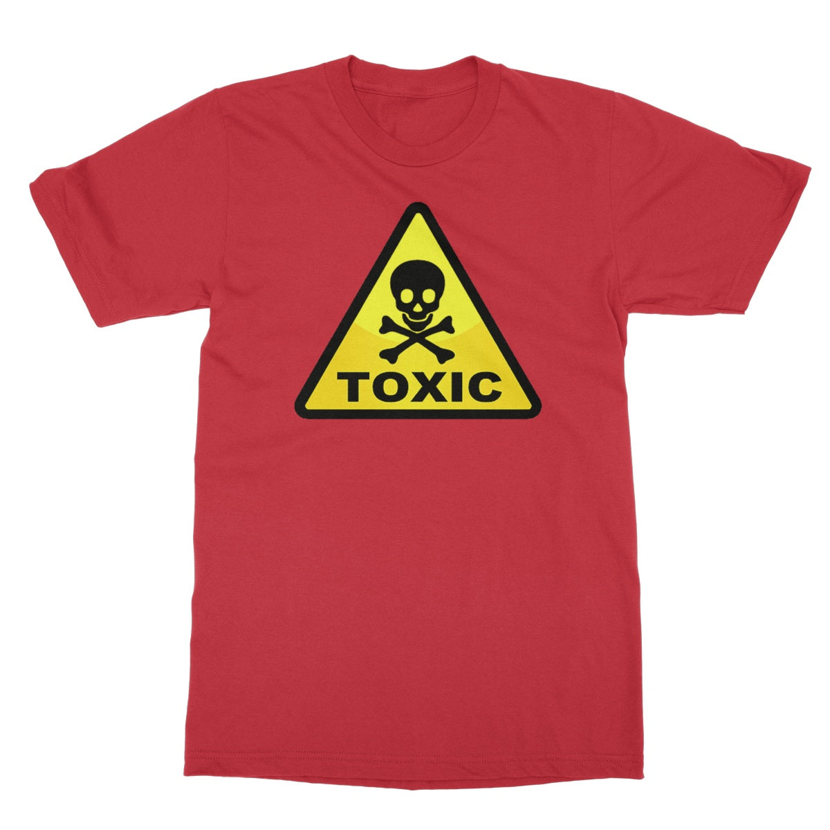 toxic t shirt red