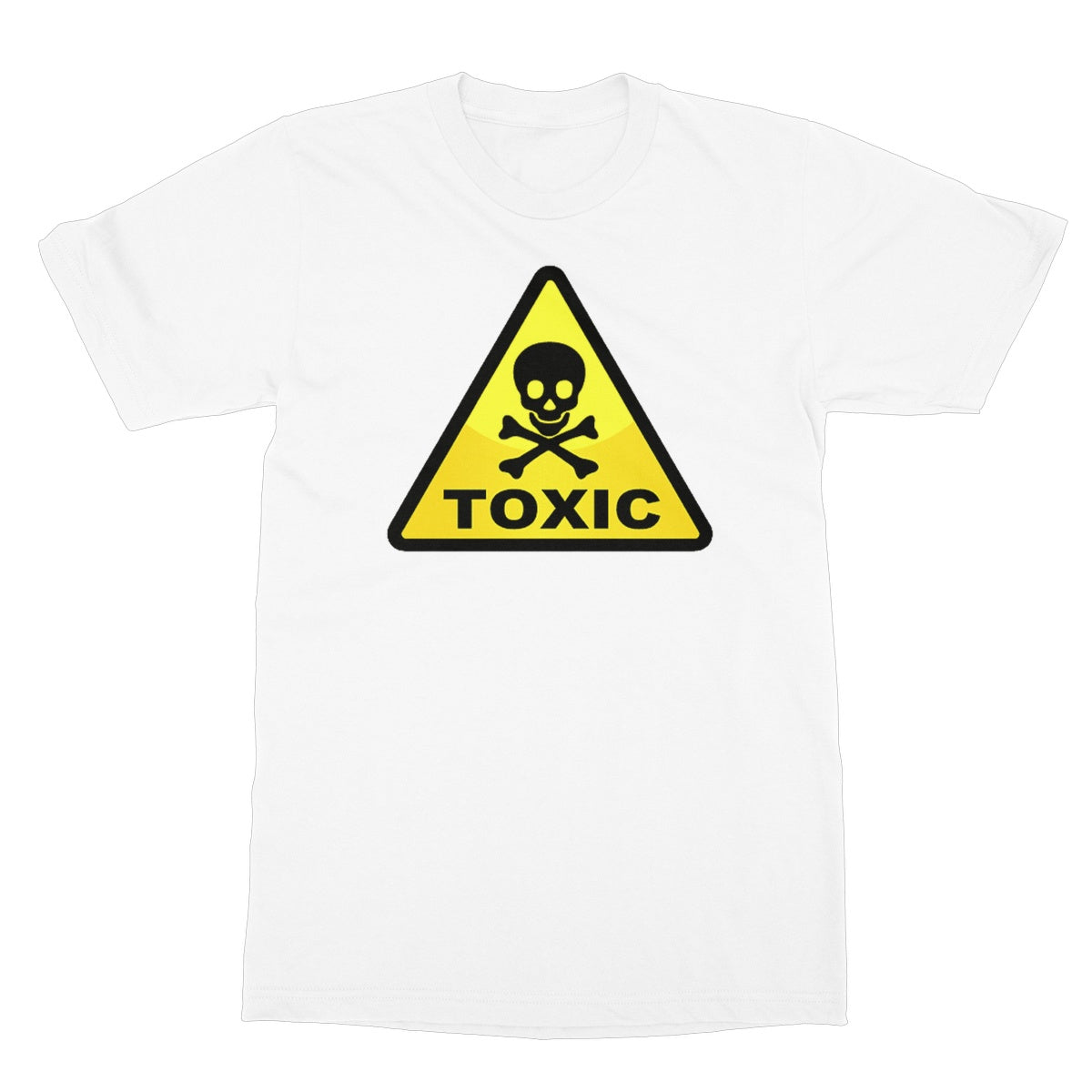 toxic t shirt white