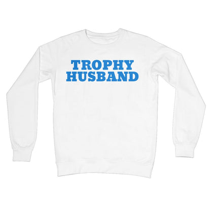 Trophy Husband Jumper - Arctic White - Funny Jumper