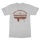 will trade hugs for chocolate t shirt grey