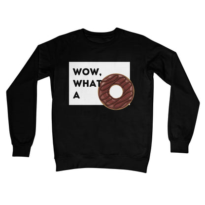 wow what a doughnut jumper black