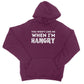 you will not like me when I am hangry hoodie burgundy